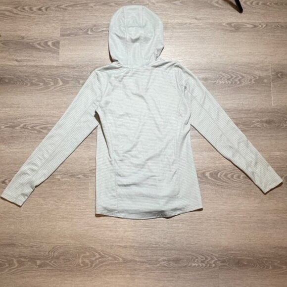Salomon Athletic Fitted Hoodie XS Gray Silver Women - Picture 8 of 8